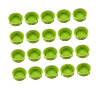 Milisten 20PCS Leak Bottle Caps for Travel Reusable Lids for Milk Storage Compatible with Various Bottle Types Made from Durable Materials