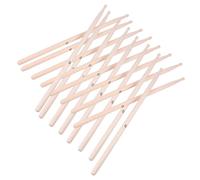 Milisten 20pcs Maple Wood Drum Stick Sturdy Drumsticks Non-slip Design Good Working Performance Beige for Musicians and Children Stage Performance