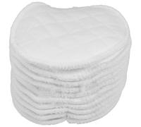 Milisten 20pcs Maternity Breast Pads Reusable Nursing Pads White Cotton Washable Leakproof for Breastfeeding Milk Leaking Nursing Washable for Women After Birth Reusable Breast