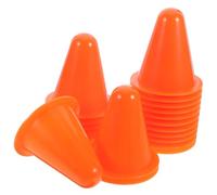 Milisten 20PCS Mini Traffic Cones for Roller Skating Windproof Training Markers for Boys and Girls and Adults Colorful Soft Road Blocks for Outdoor Skating Practice and Agility Training