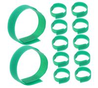 Milisten 20pcs Pet Boot Straps for Dogs and Cats Slip Fastening Accessory for Secure Fit Paw Protector for Rainy Weather Outdoor Use Green