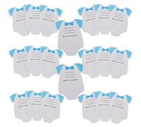 Milisten 20Pcs Shower Prediction Advice Cards for Newborn Party Supplies Unique Milestone Photo Props for Mom and Dad Gender Reveal and Memory Keepsake
