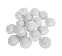 Milisten 20pcs Soft Doll Top Hats Tiny Crafting Accessories for DIY Projects Christmas Decorations and Parties Unique Mini Hats for Dolls and Creative Crafts