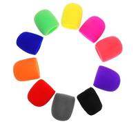 Milisten 20pcs Sponge Mic Cover Microphone Windscreen Replacement for Handheld Microphone Use in Ktv Studio