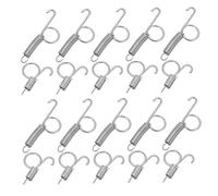 Milisten 20Pcs Spring Hooks for Rabbit Cage Durable Cage Door Latch Clips Easy to Use Wire Clips for Secure Cage Opening Closing for Home Professional Use