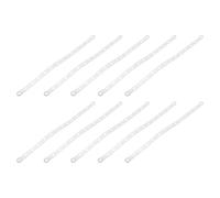 Milisten 20pcs White Plastic Wardrobe Connection Strips Non-Slip Clothes Hanger Clips Space-Saving Closet Organizer for Clothing Stores and Home Use