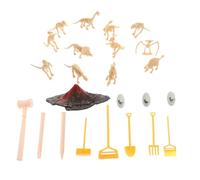 Milisten 24Pcs Dinosaur Skeleton Models Archaeological Excavation for Educational Paleontology Realistic Dinosaur Bones for Early Learning and Room Decoration