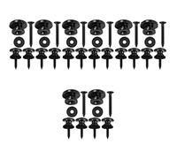 Milisten 24pcs Locking Guitar Strap Locks Guitar Belt Buckles Replacement Nails for Electric Acoustic Bass Supplies