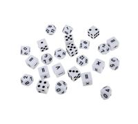 Milisten 24PCS Math Learning Dice Educational Plaything with Numbers and Arithmetic Symbols for Teaching Classroom Use Party Games and Interaction