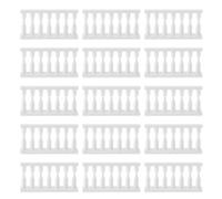 Milisten 24pcs Mini Resin Fence: Diy Fairy Garden Decorative Panels Roman Column Handrail Dollhouse Widows Walk Rails Miniature Furniture Decoration Accessory For Kids