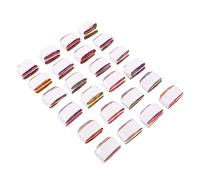 Milisten 24pcs Mouth Coils Paper Trick Props for Stage Performances Lightweight Funny Vomit Paper Gimmick Accessories Easy to Use Illusions for Festivals and Parties