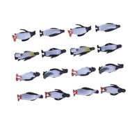 Milisten 24Pcs Realistic Penguin Animal Figurines Resin Models Lightweight Home Decoration Ocean Animal Collection Biology Class Display Props