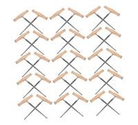 Milisten 24pcs Violin Peg Tools Taper Peg Hole for Violin Neck Repair Wooden Handle Hole Cutting Tool