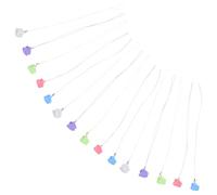 Milisten 25pcs Boy Girl's Dental Keepsake Box Plastic Tooth Holders String for Tooth Fairy Container and First Keepsake Box for Boys and Girls Lost Collection