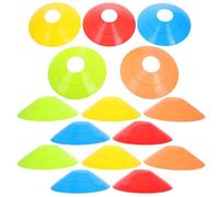 Milisten 25pcs Disc Cones Marker Cones Lightweight Ppt Plastic Versatile Training Uses for Adults Outdoor Sports Drills Soccer Football Basketball Coaching Equipment