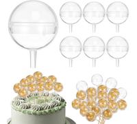 Milisten 25Pcs Mini Clear Chocolate Cups with Lids, Truffle Holders for Bouquet Packaging, Transparent Candy Wrappers for Valentine's Day, Wedding & Flower Shop