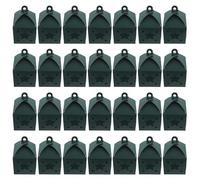 Milisten 25pcs Ramadan Star and Moon Boxes Hollow Candy Favor Containers for Eid Muslim Party Treats