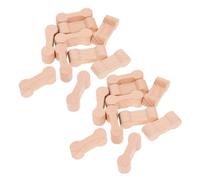 Milisten 25pcs Train Track Connector Train Track Adapter Adapter Dog Bone Adaptors Rail Connector Railway Khaki