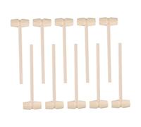 Milisten 25Pcs Wooden Crab Mallet Set Compact Lightweight Shell Cracker for Lobster Crab Kitchen Use Educational Hammer Tool for Boys