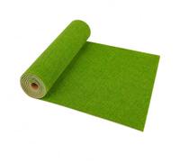 Milisten 25x25cm Yellow Green Artificial Turf, Cuttable Fake Grass Mat for Dollhouse Miniatures DIY Sand Table Diorama and Fairy Garden Scenery