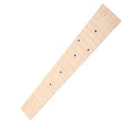 Milisten 26 Inch Maple Ukulele Fingerboard Replacement Fretboard with 18 Frets and Black Dot Markers, Wooden Portable Guitar Accessory that Will Not Hurt Hands for Acoustic Instruments