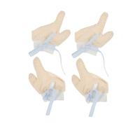 Milisten 2pairs Comfortable Breathing Mittens Finger Biting Gloves Teething Gloves for Newborns Boy Girl Mittens String Hand for Boys Girl