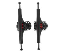 Milisten 2pcs 7" Skateboard Trucks Hardware Kit with Pads Skateboard Accessory Set for Park and Street Skating for Maintenance and Upgrade