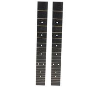 Milisten 2pcs Abs Ukulele and 41-inch Acoustic Guitar Fretboard Replacement Fingerboard Set with Pre-fretted Steel Strings, Musical Instrument Accessory for Folk and World String Instruments