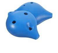 Milisten 2pcs Ac Ocarina Small Portable Music Instruments for Beginners and Students Blue Alto and Flat Mouth Design Learn and Adult Musical Flute with Melodious Sound