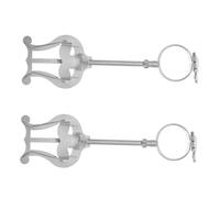 Milisten 2pcs Adjustable Lyre Music Fixation Clip for Clarinet and Trumpet Portable Music Holder with Adjustable Buckle for Musicians the Move