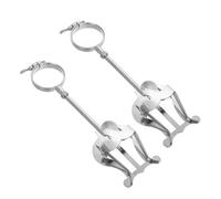 Milisten 2pcs Adjustable Lyre Music Fixing Clamp for Clarinet and Trumpet Lightweight Portable Music Holder with Stable Base for Marching Band and Practice Sessions