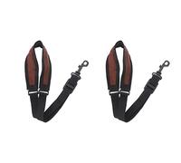 Milisten 2pcs Adjustable Saxophone Shoulder Strap Anti-skid Sax Belt for Professional and Beginner Musicians Breathable Cotton Material for -term Comfort and Support