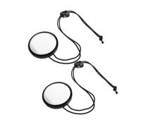 Milisten 2pcs Adjustable Scuba Diving Mirror with Lanyard for Emergency Survival Swimming Ergonomic Rearview Glass Lens Reflective Signal Mirror for Outdoor Rescue and Underwater