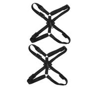 Milisten 2pcs Alto Tenor Sax Shoulder Strap Padded Neck Strap for Saxophone Three-point Support Comfortable for Men Youth