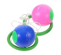 Milisten 2pcs Ankle Skip Ball for Plastic Foot Ring Jump Swing Game Stable Fit for Coordination Leg Strength Fitness Exercise Indoor Play Supplies