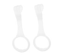 Milisten 2pcs Baby Pull Rings for Playpen and Crib, Detachable Design Pp Infant Stand up Pull Rings, White Colour, the Go Use and Travel with Children
