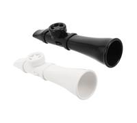 Milisten 2pcs Beginner Kazoos Plastic Musical Instruments with Unique Resonance Principle, Easy to Play, Modern Stylish Design for Travel and Outdoor Activities