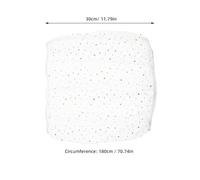 Milisten 2pcs Birdcage Protective Cover Mesh Skirt Net for Parakeets and Parrots, Nylon Bird Cage Net Gauze Elastic Edging, Dustproof Seed Catcher for Indoor Birdcage, Size L 120-180cm