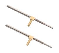 Milisten 2pcs Bow Frog Screws Professional Accessories for Easy Adjustments and Performance String Instruments