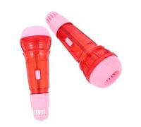 Milisten 2pcs Boy Girl Echo Microphone for Pretend Play Musical Toy for Early Education Enhances Singing Skills for Kindergarten and Boy Girl Parties