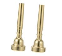 Milisten 2pcs Brass Trumpet Mouthpiece Replacement Fit for Various Models Resistant Durable Instrument Accessory Suitable for Beginners and Professional Musicians for Concerts and Bands