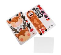 Milisten 2Pcs Cartoon Animal Shaped Door Knob Hanging Tags DIY Kit for Creative Door Signs to Decorate and Enhance Childrens Hands Skills and Imagination