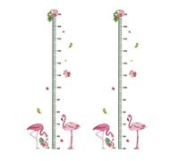 Milisten 2pcs Cartoon Height Wall Decal for Children, Waterproof PVC Growth Ruler Stickers, Creative Design for Children's Spaces and Corridors, Easy to Apply and Remove