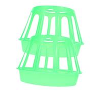 Milisten 2pcs Chick Feeder Kit Portable Water Feeder for Chickens Durable Poultry Feeding Trough for Ducks and Geese Efficient Food Container for Home Farm Use