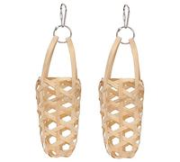 Milisten 2PCS Chicken Foraging Basket Pet Parrot Feeding for Healthy Eating Exercise Durable Design for Millet Fruits Vegetables Convenient Hook for Easy Use