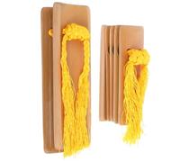 Milisten 2pcs Chinese Kuaiban Bamboo Clapper Traditional Folk Percussion Instrument Lightweight Rhythm Prop for Musical Training and Audience Interaction Adult Performance