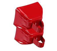 Milisten 2pcs Christmas Jingle Bells Alarm Call Bell Cattle Bell Farm Cow Bells Cheering Bell for Sports Cow Bells Noise Makers Cow Bells with Handle Cowbell Metal Cow Bells Animal Square