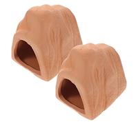 Milisten 2pcs Clay Pot Fish Tank Aquarium Aquarium Plants Fish Pump Ornaments Aquarium Driftwood Kit Aquarium Shrimp Cave Shrimp Breeding Shelter Reptile Hide Cave Net Caves Scuba