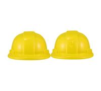 Milisten 2Pcs Construction Worker Hats for Lightweight Hard Hats Party Supplies for Boys for Birthdays Year Celebrations
