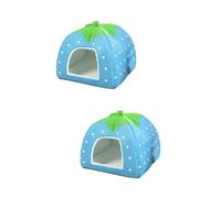 Milisten 2pcs Cotton Dome Tent for Pets Soft Acid Breathable and Cats for Indoor Use Slide Bottom Comfortable and Convenient